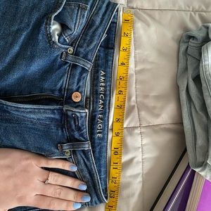 American Eagle Distressed Mom Jeans